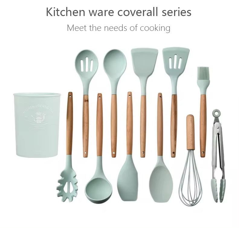 Elevate Your Dining Experience with the 12-Piece Spoons Set with Holder