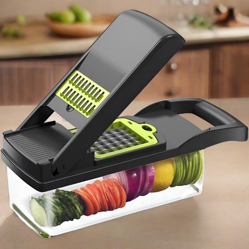 Revolutionize Your Meal Prep with the ShoppiCrush 12-in-1 Multifunctional Vegetable Cutter